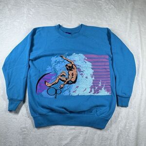 Ocean Pacific + Icons of Culture Throwback Surfer Logo Sweatshirt Size XS‎
